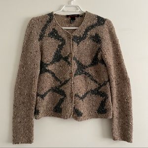 wool knit cardigan
